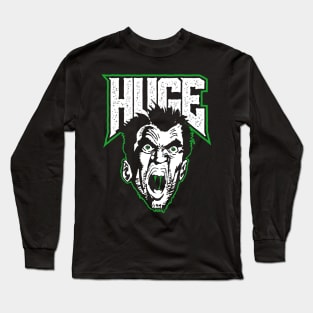 Huge - Green Long Sleeve T-Shirt